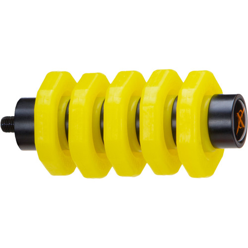 Dead Center XD4 Stabilizer Yellow 4-inch | Precision CNC Aluminum Construction for Archery