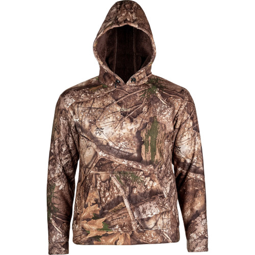 Habit Men's Bow String Sherpa Hoodie with Realtree APX Camo Pattern