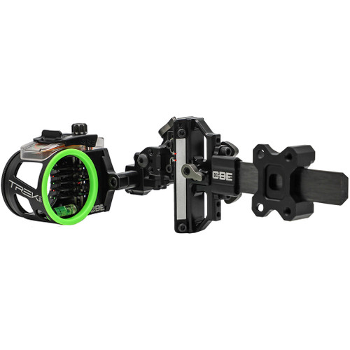 CBE Trek Pro Sight 5 Pin .019 Right Hand with Micro-Adjust and Fiber Optics