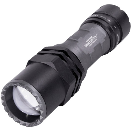 Police Security Long Throw Flashlight 400 Lumen with 1/4 Mile Beam Distance - Part #97818