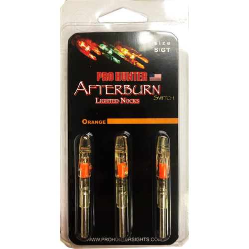GWS Lighted Nocks Orange Size S - Pack of 3