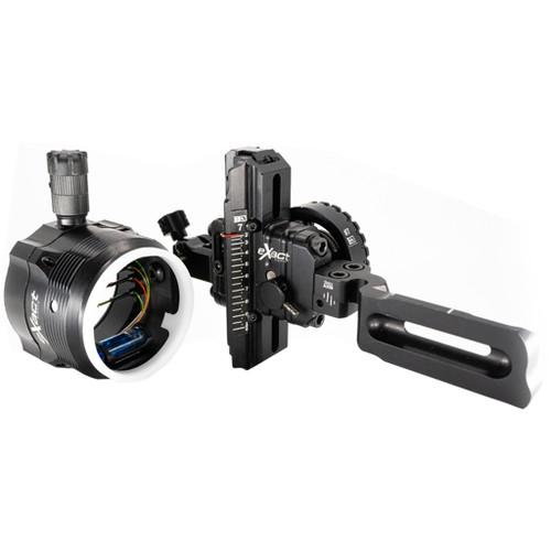 B3 Exact LINX Mathews Bridge Lok Sight 4 Pin .019 LH * Precision Left-Hand Bow Sight with Rechargeable Light and Fine Adjustments