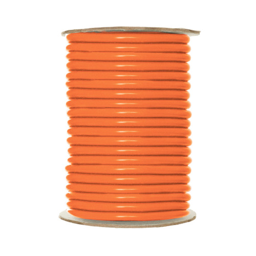 October Mountain TruTube Peep Tubing 25 ft. Orange - Durable Latex Tubing for Archery and Crafts