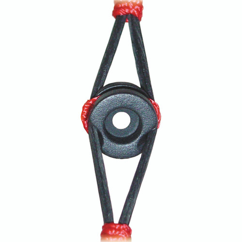 Fletcher Tru Peep Mini Hunter Black 3/32 inch - Lightweight Aluminum Bow Peep Sight