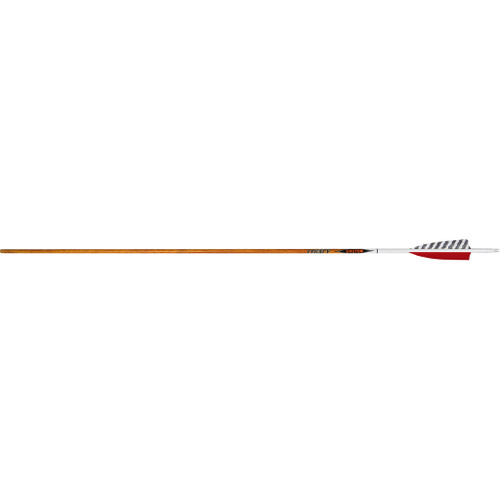 Easton Carbon Legacy Arrows 340 with 4-Inch Feathers, 6 Pack