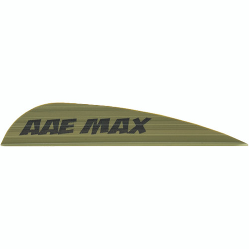 AAE Max Stealth Vanes OD Green 50 Pack - Quiet, Durable Arrow Vanes for Archery and Crossbow Hunting