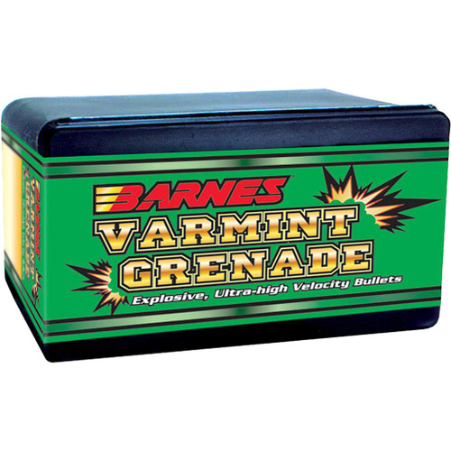 Barnes Varmint Grenade Bullets 6mm 62 Grain * 100 Pack for Precision Varmint Hunting