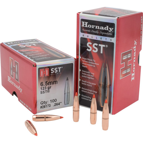 Hornady SST Bullets 6.5mm .264 123 Grain SST * Precision Hunting and Target Shooting