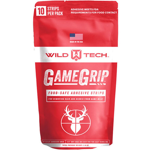 WildTech GameGrip Adhesive Strips Food Safe 10 Pack for Game Meat Cleaning
