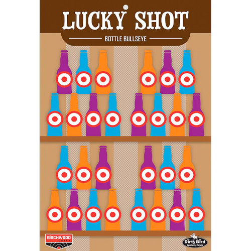 Birchwood Casey Dirty Bird Lucky Shot Bottles 12x18 inch 6-Pack for Shooting Practice