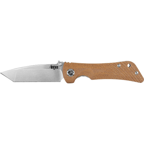 Southern Grind Spider Monkey Folding Knife with 3.25-inch Tanto Blade and Micarta Handle - Part Number SG06050025