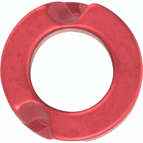 Fletcher Tru Peep Sight in Red, 1/4 inch * Durable Aluminum Archery Peep for Enhanced Accuracy