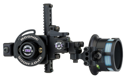 Spot Hogg Boonie Picatinny Mount Sight 1 Pin .019 LH - Left-Handed Archery Sight with Micro-Adjustments