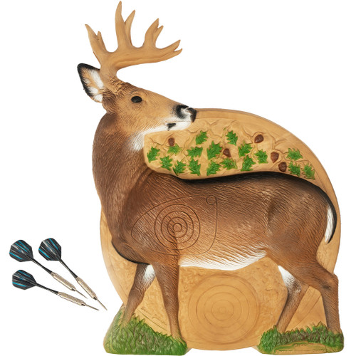 Rinehart Game Room Dartboard Whitetail - Hunting Theme for Enthusiasts