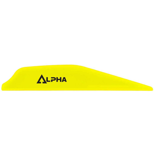 Bohning Alpha Vanes Neon Yellow 100 Pack - Max Stiffness & Quiet Performance