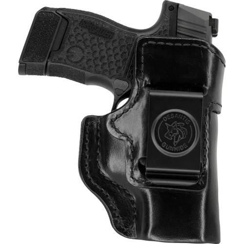 DeSantis Inside Heat Holster for Mossberg MC1SC - Right Hand, Black Leather IWB Concealed Carry