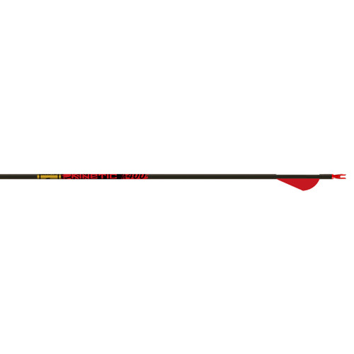 Gold Tip Kinetic Arrows 500 with Raptor Vanes – 6 Pack