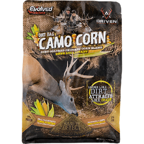 Evolved Habitats Camo Corn Attractant 5 lb. - Ultra-Concentrated Deer Attractant with High Scent Release