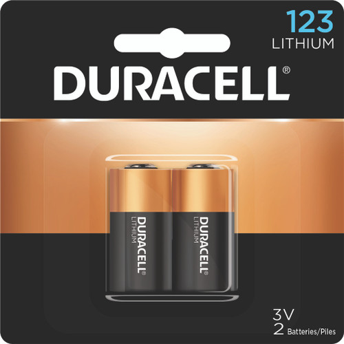 Duracell Lithium Batteries CR123 2-Pack - Long-Lasting 3V Power for High-Performance Devices