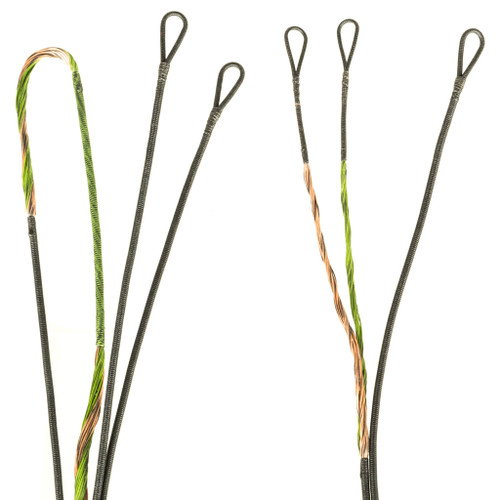 FirstString Premium String Kit for Mathews Heli-M with Green and Brown Colors