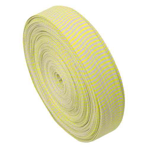 October Mountain VIBE String Silencers White and Neon Yellow for Archery Strings - 85 ft.