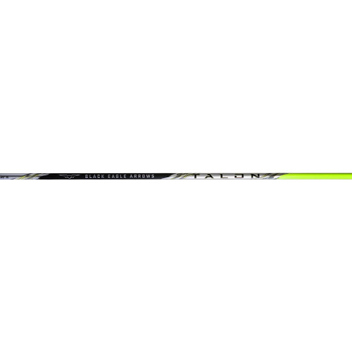 Black Eagle Talon Shafts .001 300 - Precision Carbon Arrow Shafts with Bright Yellow Crest for Visibility