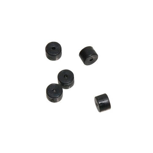 October Mountain Turbo Button 2.0 Black - Pack of 5 for Enhanced Toy Vehicle Speed