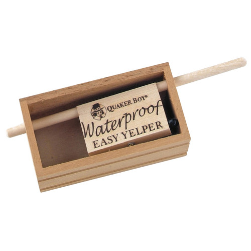Quaker Boy H20 Waterproof Easy Yelper Turkey Call - One-Hand Operation for Hunting Success