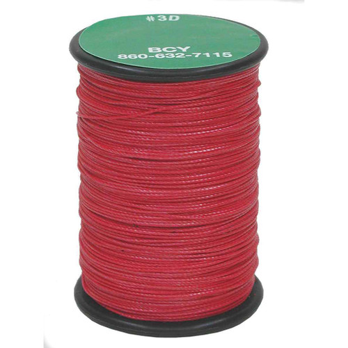 BCY 3D End Serving Red 120 Yards - Durable Dyneema Braided Thread for Archery and Crafting