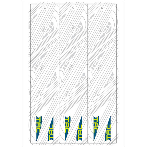 TAC Vanes Arrow Specific Wraps White Size C 4.675 in. - Pack of 13