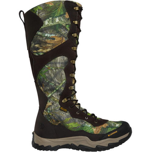 Lacrosse Venom II Snake Boot NWTF Mossy Oak Obsession 13 - Waterproof Full-Grain Leather Hunting Boot