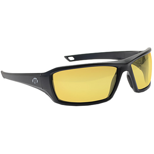 Walkers IKON Forge Full Frame Shooting Glasses with Amber Lens - Matte Black Frame