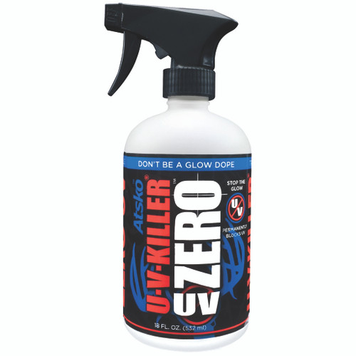 Atsko Zero UV Killer Spray 18 oz. - Protects All Fabrics from UV Reflection and Brighteners