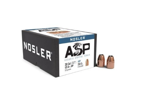 Nosler Bullets 38 .357 Jacketed Hollow Point 125 Grain - Sporting Handgun