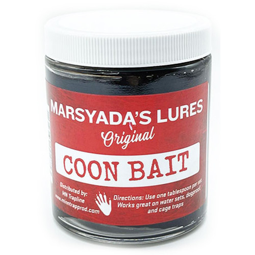 Minnesota Trapline Marsyada Coon Bait 6 oz. - Highly Effective Raccoon Trap Bait