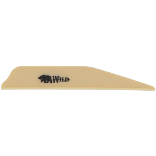 Bohning Wild Vanes 3 in. Tan - 100 Pack for Barebow Archery