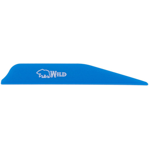 Bohning Wild Vanes 3-inch Satin Blue Arrow Vanes, Pack of 100