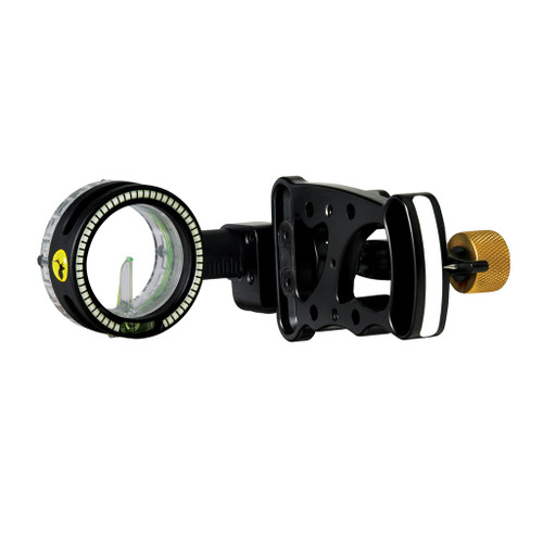 Trophy Ridge Drive Sight Black 1 Pin .029 RH - Precision Archery Sight with 3rd Axis Adjustment