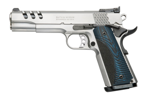 Smith and Wesson SW1911PC 45ACP Semi-Auto Pistol - 8+1 Capacity with G10 Grips