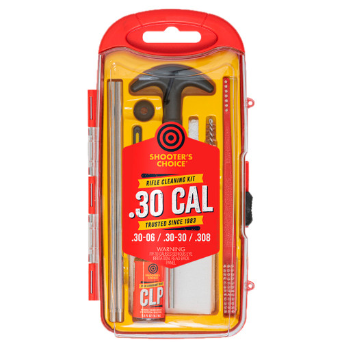 Shooter's Choice Aluminum .30 Caliber Rifle Cleaning Kit - Model SHF-SRK-30