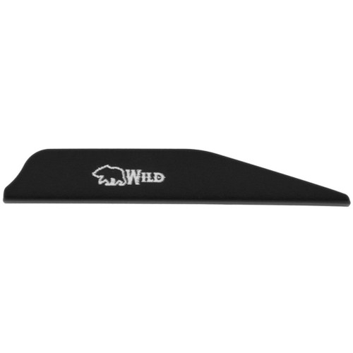 Bohning Wild Vanes 3 Inch Black Arrow Vanes - Pack of 100