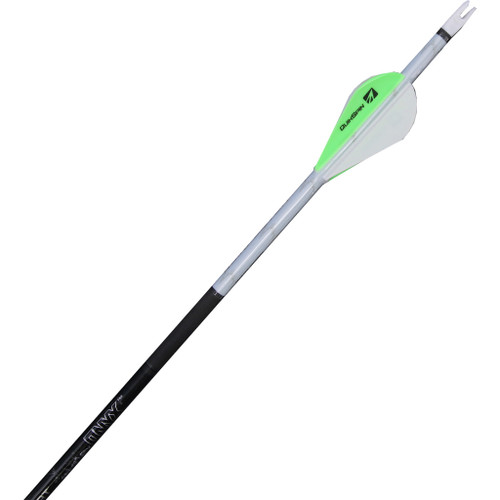 New Archery Products NAP Quikfletch Quickspin 4 Fletch Rap - White and Green 2 Inch