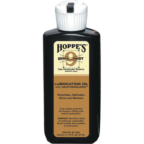 Hoppes No. 9 Bench Rest Oil 2.25 oz. - Precision Gun and Equipment Lubricant