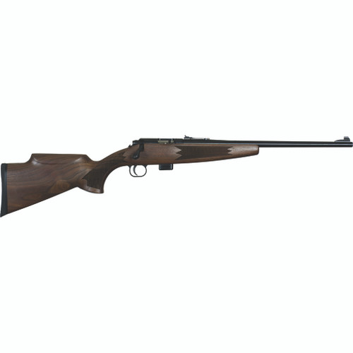 Keystone Model 722 Compact Rifle Walnut Deluxe Stock - 22LR Blued Finish (Stock Only)
