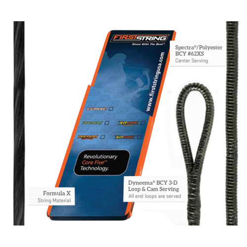 First String Classic String Set for Bowtech Admiral - Black