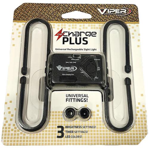 Viper Charge Plus Target Bar Sight Light with Built-in Memory and Universal Fittings