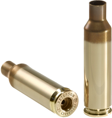 Peterson 40028R Unprimed Cases for 25 Creedmoor Ammunition - Pack of 50, Case of 10