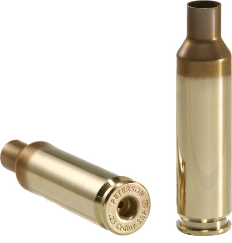 Peterson Unprimed Cases for 25 Creedmoor - Pack of 50, 10 Packs per Case