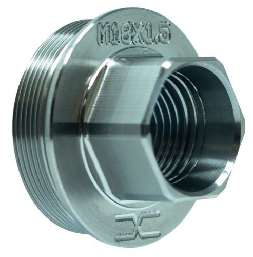 Faxon Firearms FFMDSILHUBM1802 M18x1.5 Titanium Direct Thread to Hub Adapter