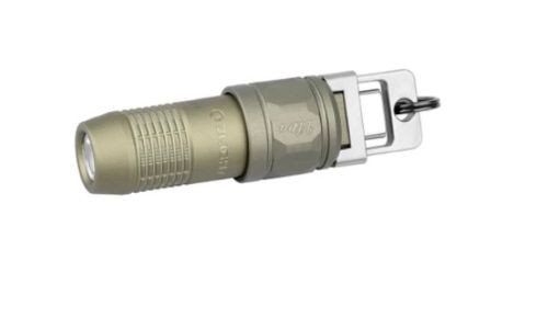 Olight IULTRA Olive Green Flashlight with 80 Lumens and Integral Laser